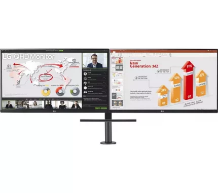 LG Ergo Dual 27QP88D-B.AEK Quad HD 27" IPS LCD Monitor - Black