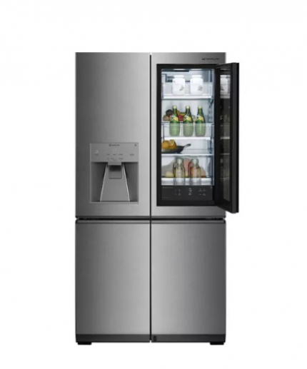 LG SIGNATURE InstaView LSR100 Smart 60/40 Fridge Freezer - Stainless Steel