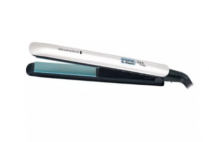 REMINGTON Shine Therapy S8500 Hair Straightener - White & Teal